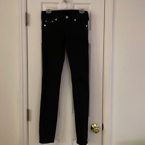 True Religion Stella Low Rise Black Jeans size 27